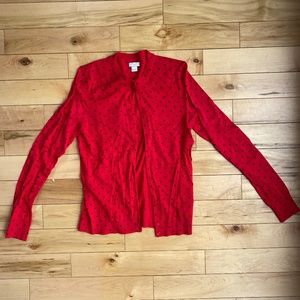 J Crew polka dot Clare Cardigan NWOT